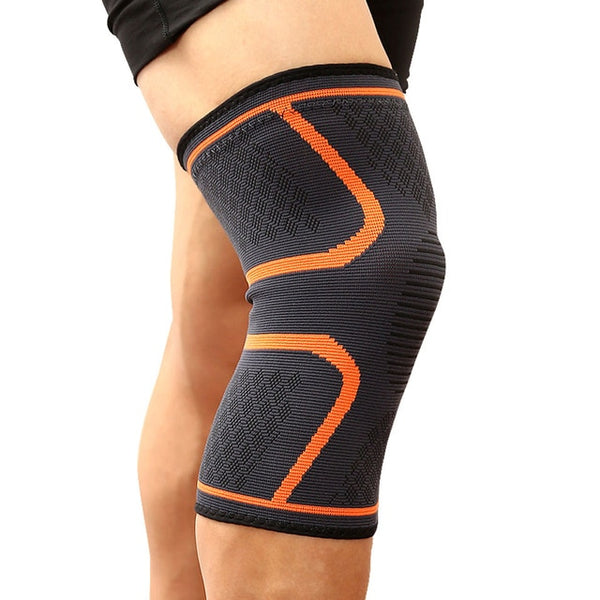 MAXAR Cotton/Elastic Knee Brace (Four-Way Stretch): BKN-301